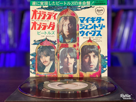 The Beatles - Ob-La-Di, Ob-La-Da / While My Guitar Gently Weeps AR2207 Japan Red 7"