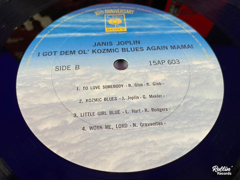 Janis Joplin – I Got Dem Ol' Kozmic Blues Again Mama! 15AP 603 Japan OBI