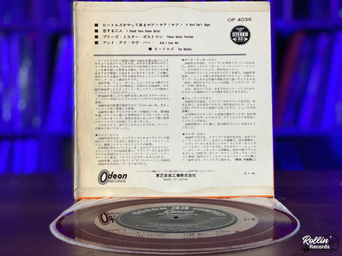 The Beatles - A Hard Day's Night / Please Mister Postman OP4036 Japan Red 7"