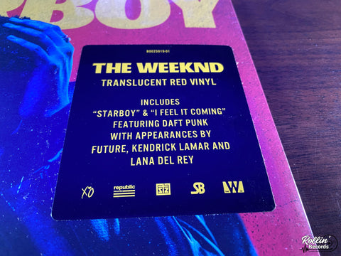 The Weeknd - Starboy (Translucent Red)