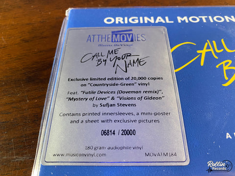 Call Me By Your Name: Original Motion Picture Soundtrack (Limited Green Vinyl)