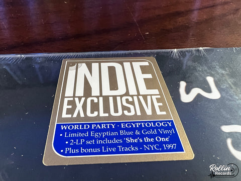 World Party - Egyptology (Indie Exclusive Blue & Gold Vinyl)