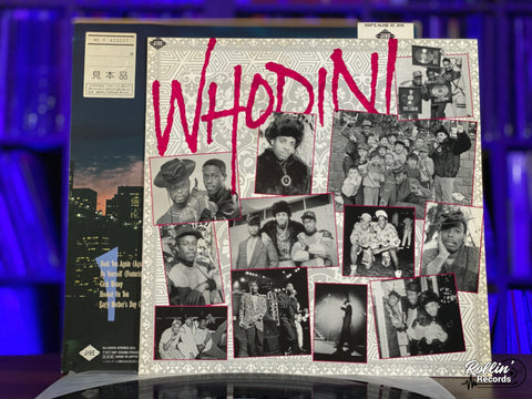 Whodini - Open Sesame ALI-28055 Japan OBI Promo