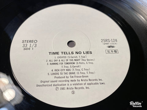 Praying Mantis - Time Tells No Lies 25RS 124 Japan OBI Promo