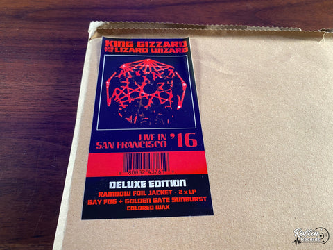 King Gizzard & The Lizard Wizard - Live in San Francisco '16 (Deluxe Fog & Sunburst Vinyl)