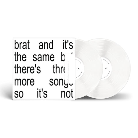 **PRE-ORDER 11/8** Charli XCX - brat and it's the same but there's three more songs so it's not (White Vinyl)