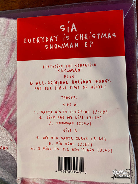 Sia - Everday Is Christmas (RSDBF 23 Red & White Vinyl)