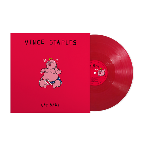 ** PRE-ORDER 06/05 ** Vince Staples - Cry Baby (Indie Exclusive Red Vinyl)