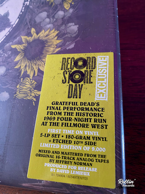 The Grateful Dead - Fillmore West, San Francisco, CA 3/2/1969 (RSDBF 23 Vinyl)