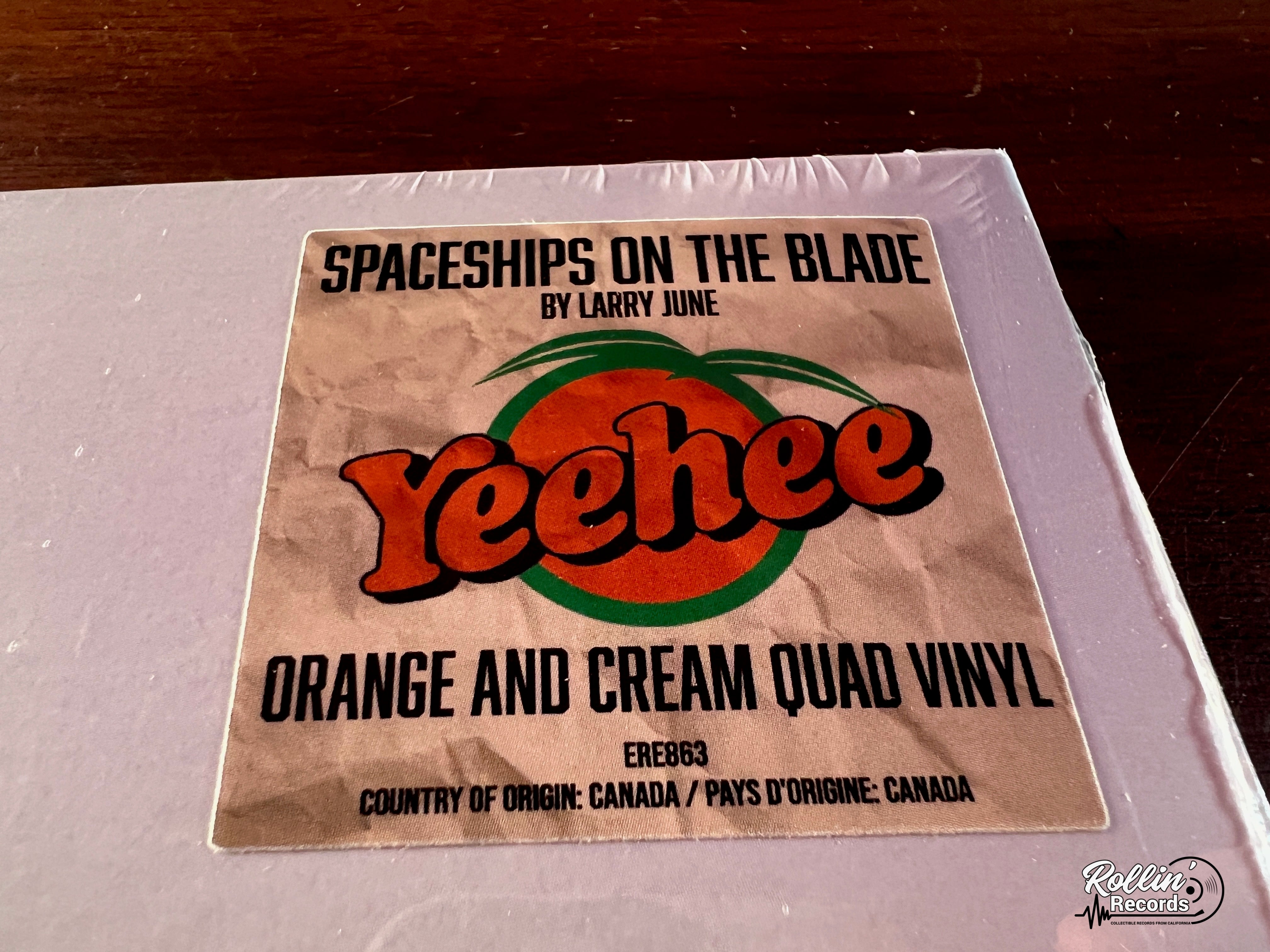 Larry June SPACESHIPS On The BLADE レコード-