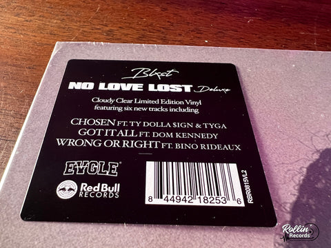 Blxst - No Love Lost (Clear Vinyl)