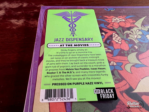 Various Artist - Jazz Dispensary: At The Movies (RSDBF23 Purple Vinyl)