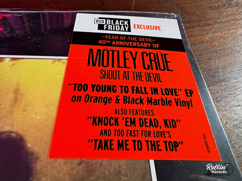 Motley Crue - Too Young To Fall In Love (RSDBF 23 Orange/Black Vinyl)