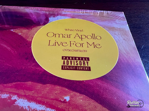 Omar Apollo - Live For Me (White Vinyl)
