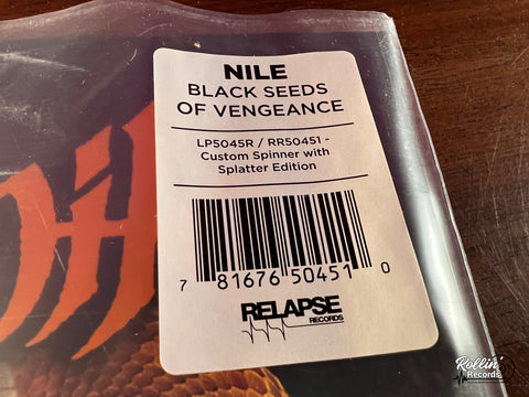 Nile - Black Seeds Of Vengeance (Orange, Black, Silver, Red Vinyl)