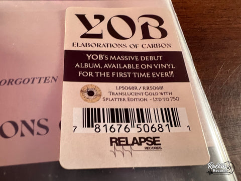 YOB - Elaborations Of Carbon (Translucent Gold w/Splatter Vinyl)