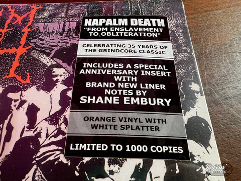 Napalm Death - From Enslavement to Obliteration (RSDBF 23 Vinyl)