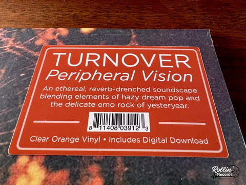 Turnover - Peripheral Vision (Clear Orange)