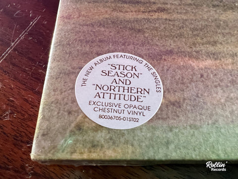 I ordered the (black) Stick Season on vinyl from Noah's merch site
