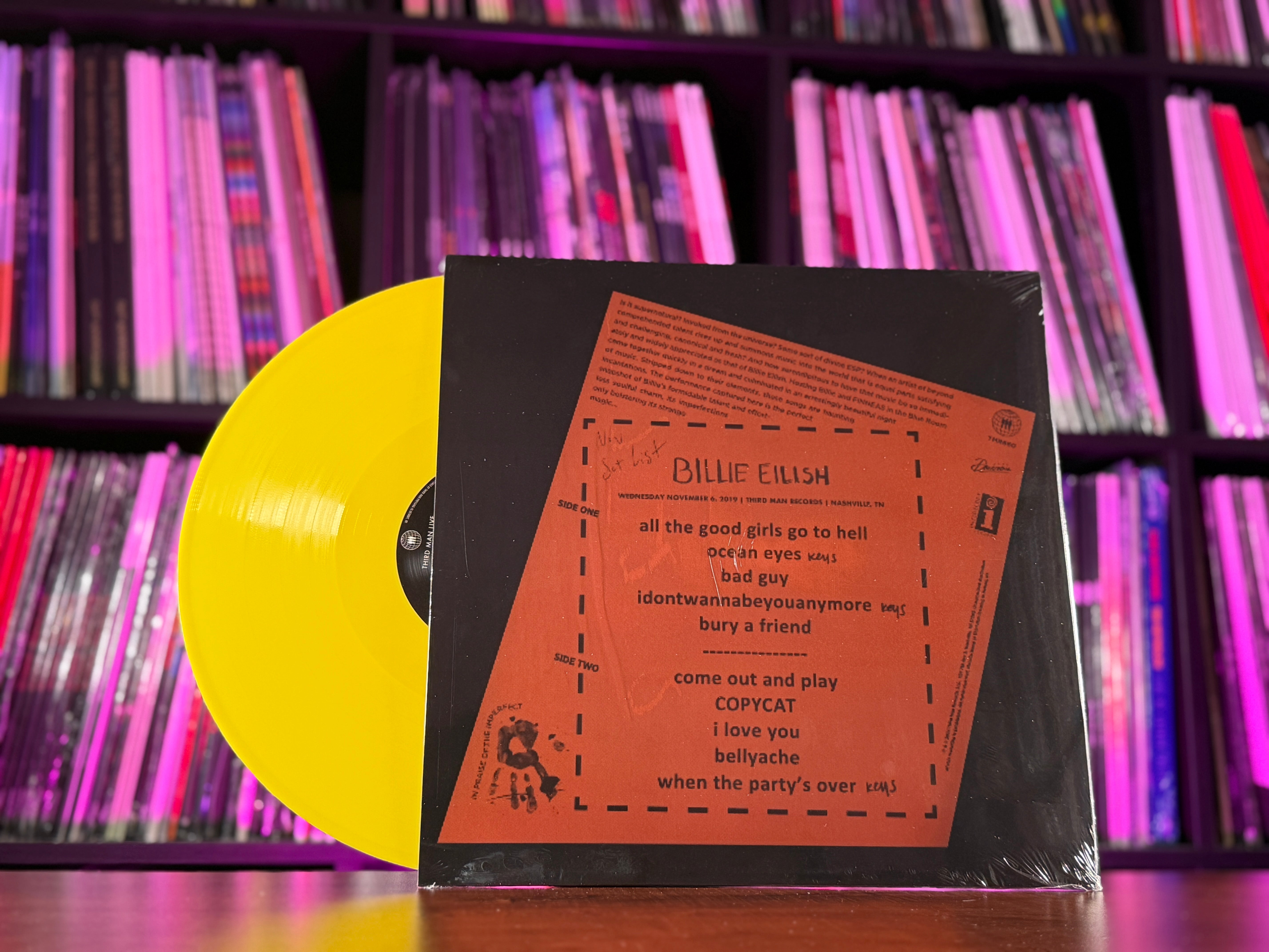 Billie Eilish - Live At Third Man Records (Colored Vinyl) – Rollin