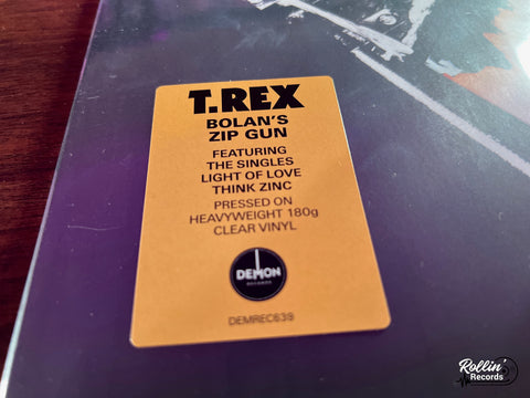 T. Rex - Bolan's Zip Gun (Clear Vinyl)