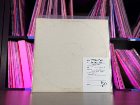 Prince Fari - Psalms For I (White Label Promo)