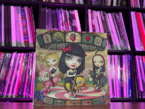 Jack Off Jill - Clear Hearts Grey Flowers (Colored Vinyl)