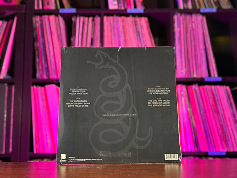 Metallica - Metallica (Clear & Black Marble Vinyl)
