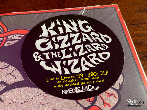 King Gizzard and the Lizard Wizard - Live in London '19 (Reddish Silver & Oxblood Galaxy Vinyl)