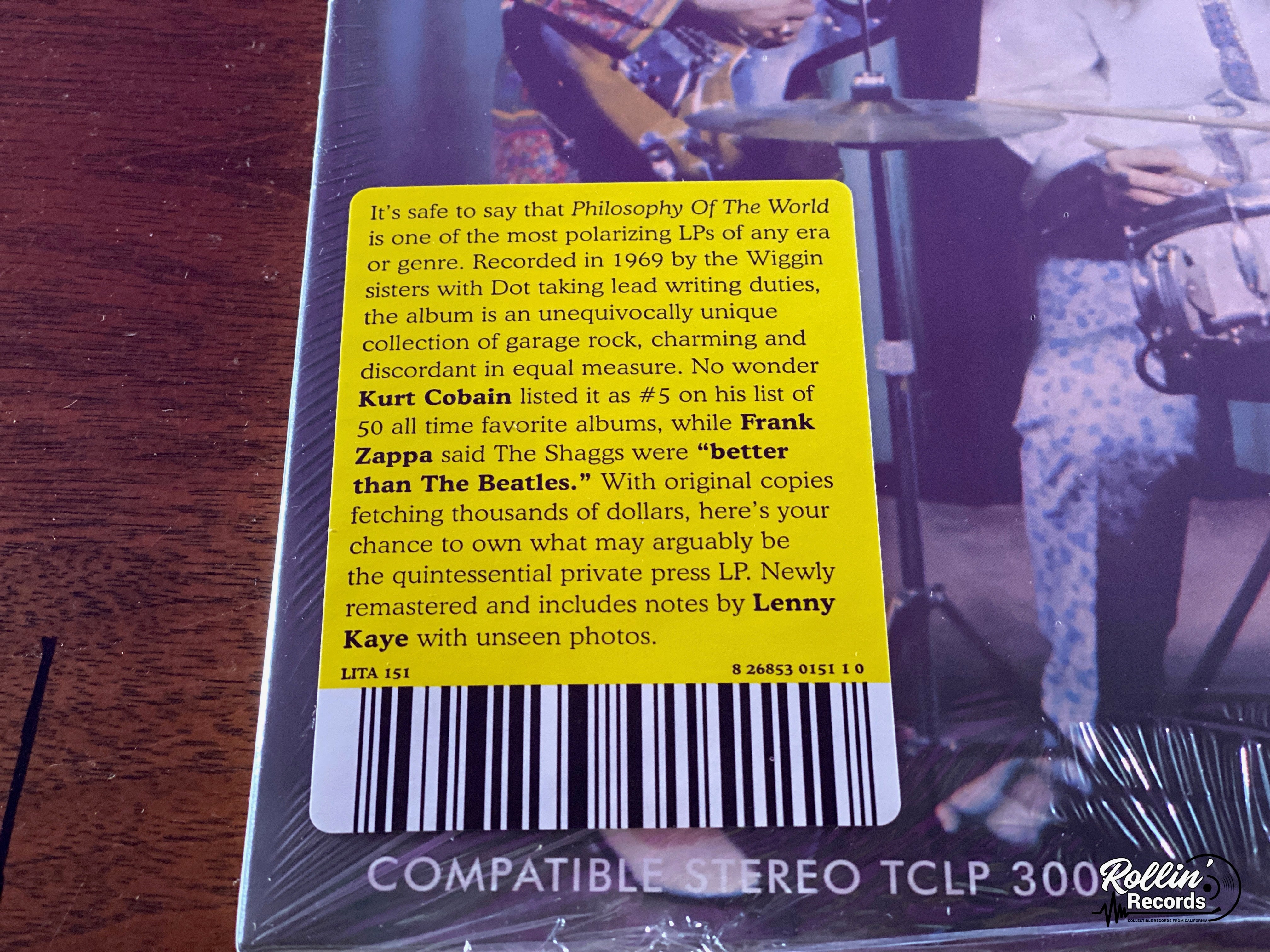 The Shaggs - Philosophy of The World – Rollin' Records