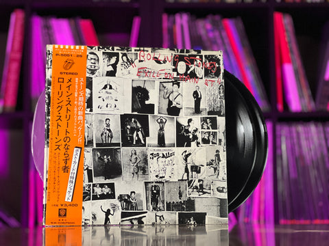 The Rolling Stones - Exile On Main St. P-5051~2S Japan OBI