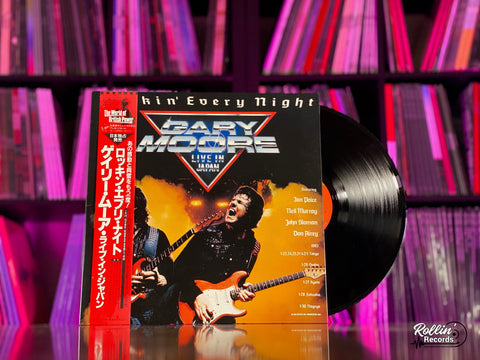 Gary Moore - Rockin' Every Night - Live In Japan VIL-6039 Japan OBI