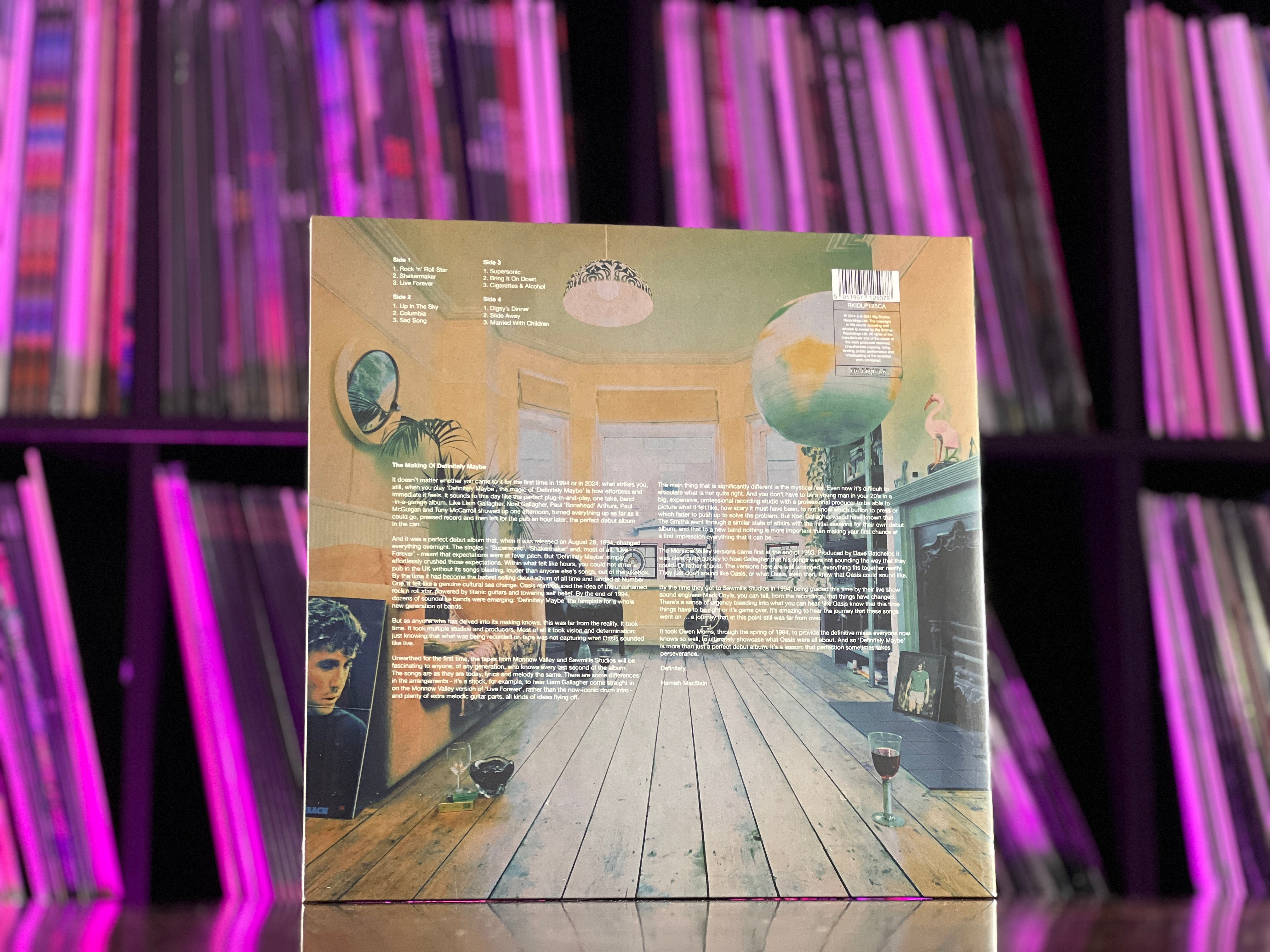 Oasis Definitely Maybe 30周年記念版　ピンク&ホワイト Oasis - Definitely Maybe (30th Anniversary Pink & White Vinyl