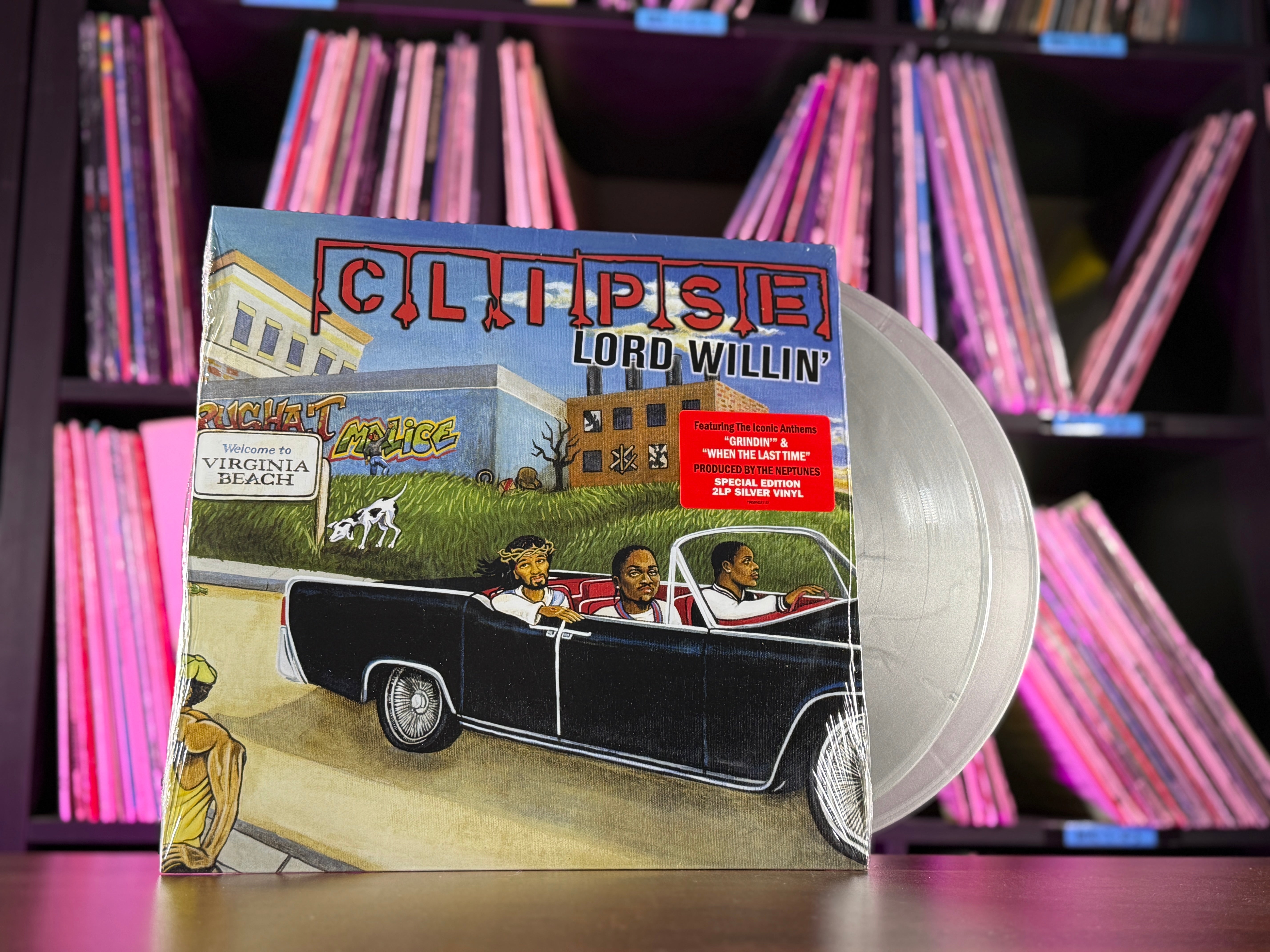 Clipse - Lord Willin' (Silver Vinyl) – Rollin' Records