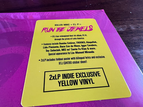 Run The Jewels - RTJ CU4TRO (Indie Exclusive Yellow Vinyl)