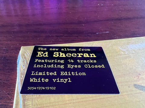 Ed Sheeran - Subtract (Indie Exclusive White Vinyl)