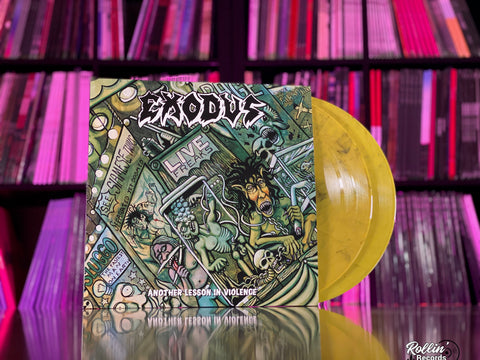 Exodus - Another Lesson In Violence (Music On Vinyl) (Yellow & Black Marbled Vinyl)