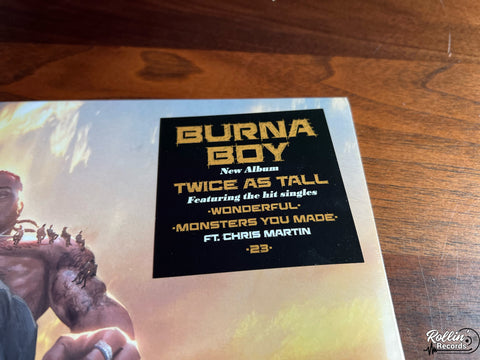Burna Boy - Twice As Tall (Clear Vinyl)