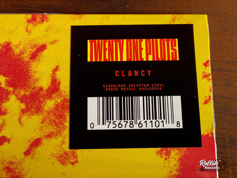 Twenty One Pilots - Clancy (Indie Exclusive Clear w/ Red Splatter Vinyl)