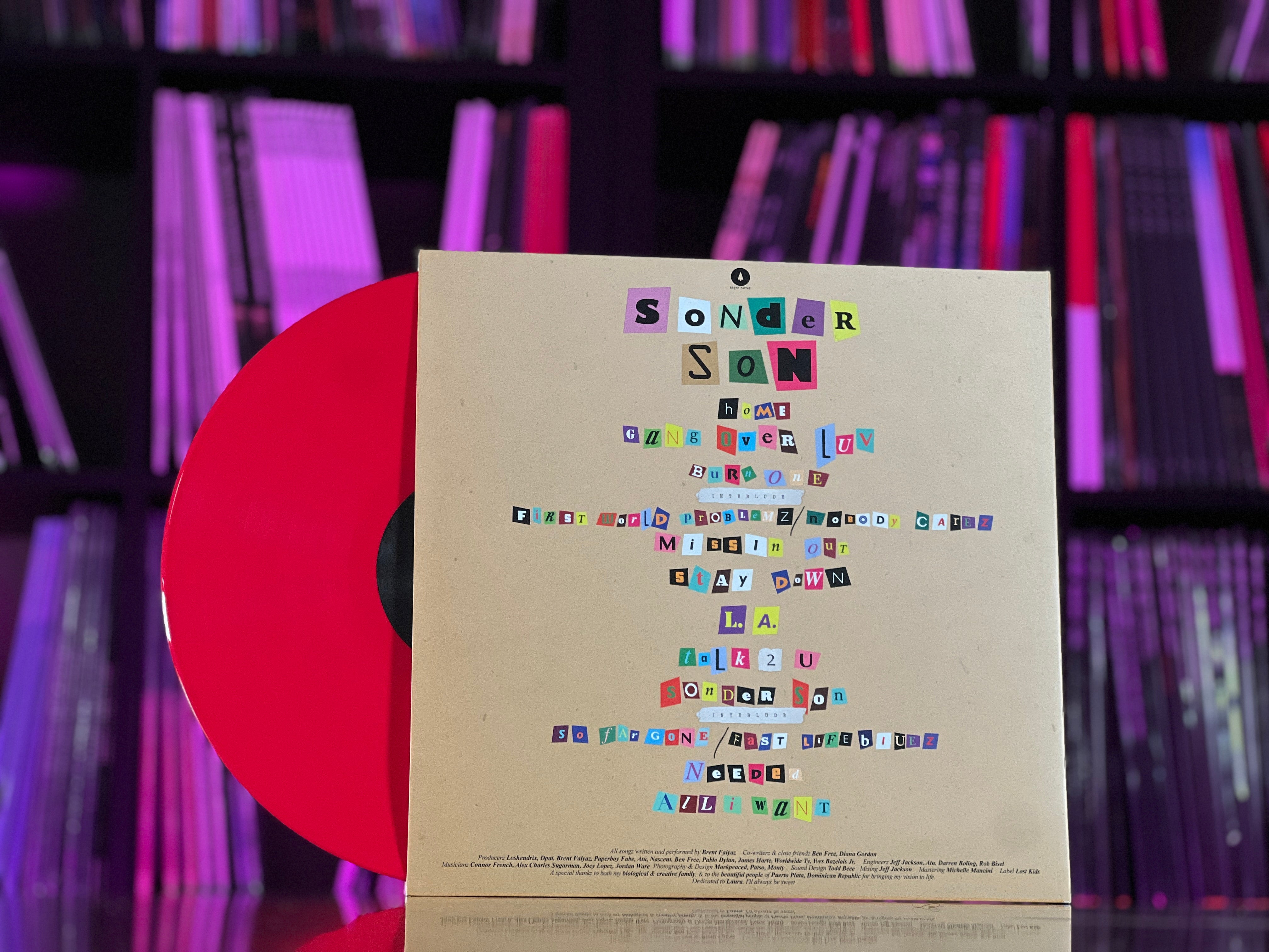 Brent buy Faiyaz Sonder Son rare red vinyl