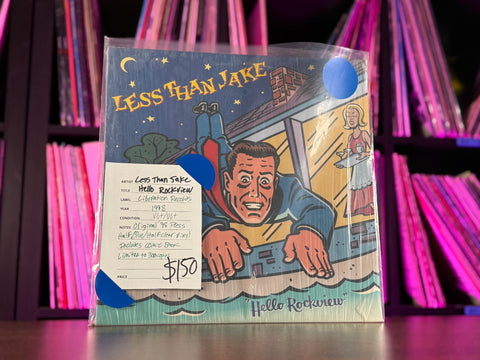 Less Than Jake - Hello Rockview (1998 Blue/Clear Split Vinyl)