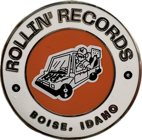 Rollin Records Badge Enamel Pin