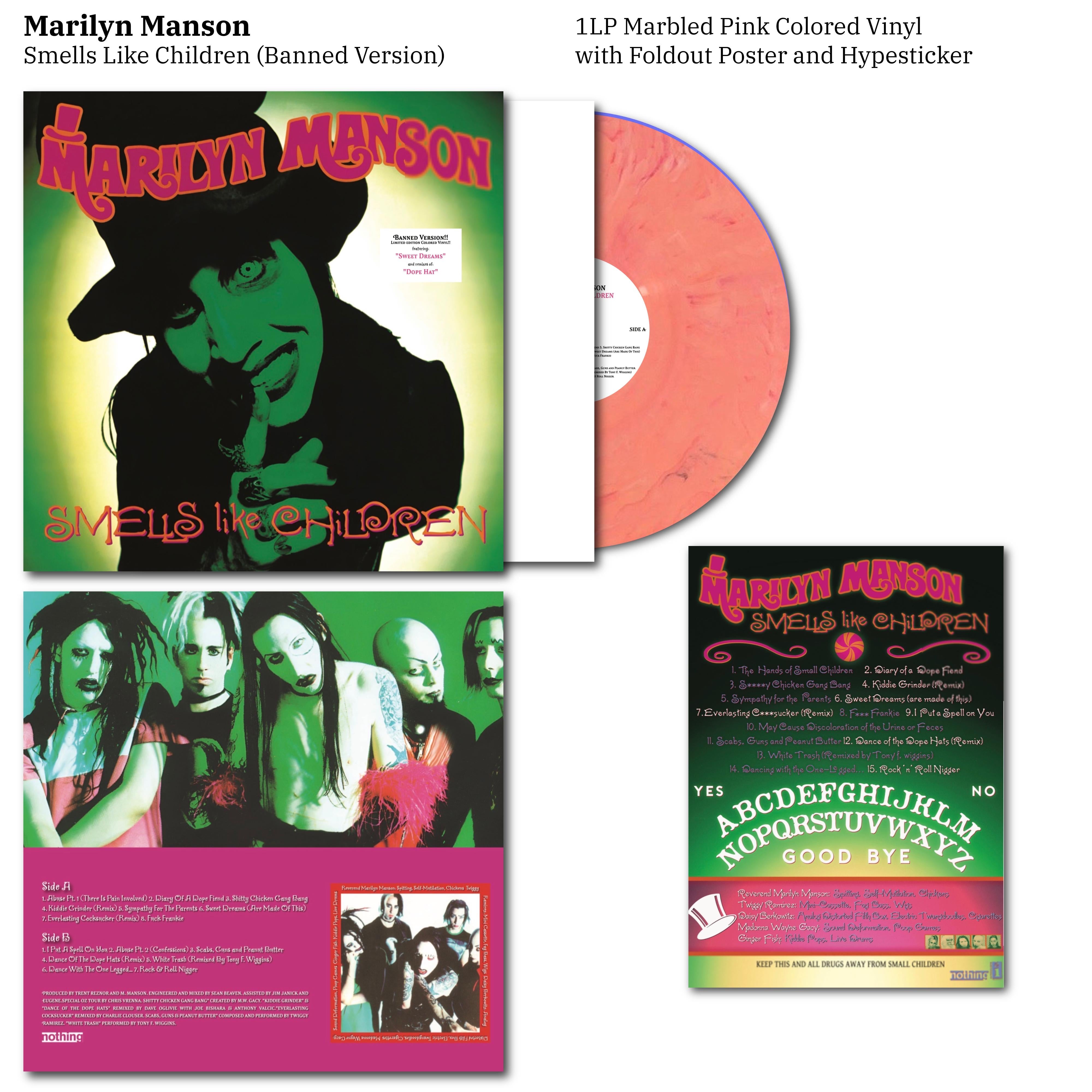 Marilyn Manson - Smells Like Children Colored Vinyl – Rollin' Records