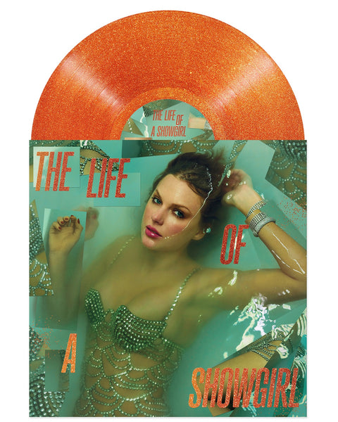 Taylor Swift - The Life of A Showgirl (Sweat & Vanilla Perfume Portofino Orange Glitter Vinyl)