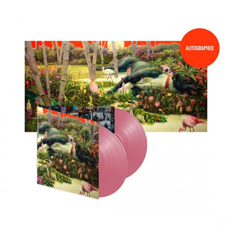 RIVAL SONS - FERAL ROOTS LITHOGRAPH + VINYL (OPAQUE PINK COLORED)