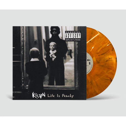 Korn - Life is Peachy (Orange Splatter Vinyl) – Rollin' Records Korn - Life is Peachy (Orange Splatter Vinyl) – Rollin' Records