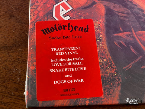 Motorhead - Snake Bite Love (Trasparent Vinyl)