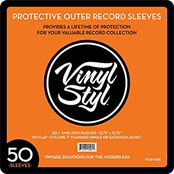 Individual Vinyl Styl Protective Outer Record Sleeve