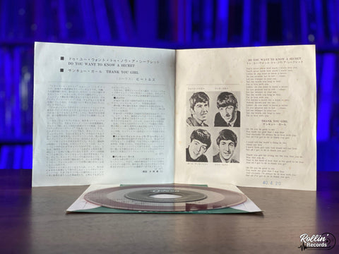The Beatles - Do You Want To Know A Secret / Thank You Girl OR1093 Japan Red 7"