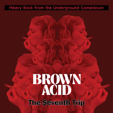 Brown Acid: The Seventh Trip Rollin' Records Exclusive Clear/Blue Swirl